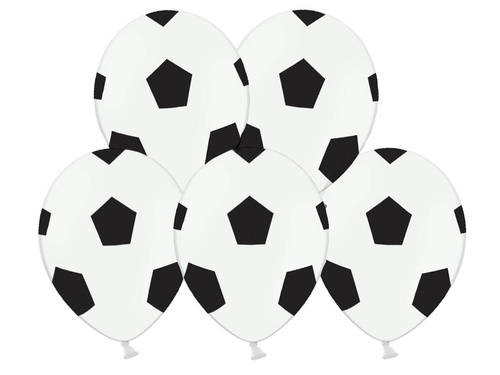 Baloane cu imprimare "Fotbal" - 30 cm - 50 buc.