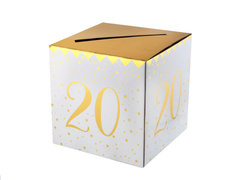 Cutie plic cu felicitări, cadouri pentru a 20-a aniversare - 1 buc.