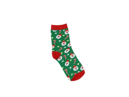 Șosete de Crăciun pentru copii Moș Crăciun - 1 pereche