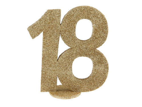 Decorațiuni de masă Eighteen gold 18s - 1 buc.