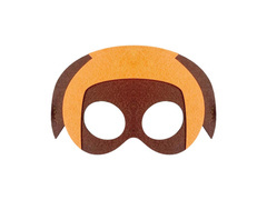 Mască din pâslă Câine salvator - 1 buc.