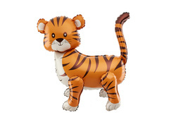 Balon tigru din folie - 58 x 56 cm - 1 buc.