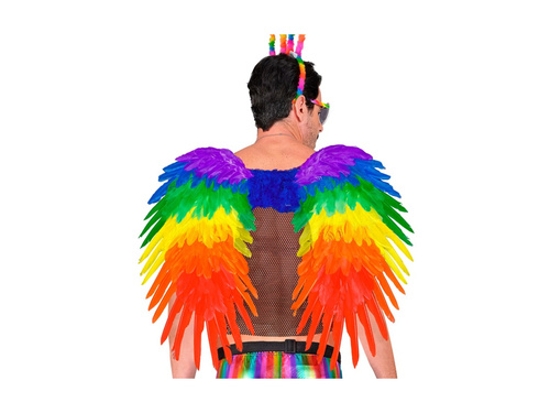 Aripi de pene pliabile Rainbow 80×60 cm