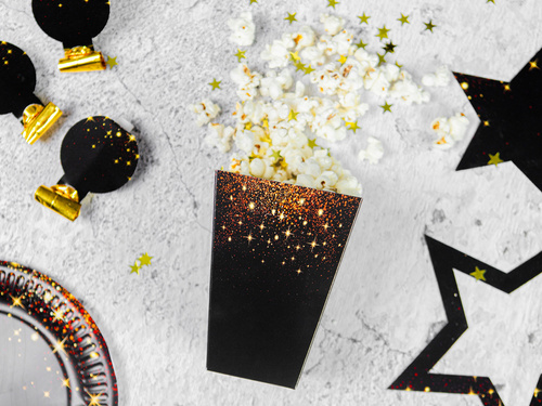 Cutii de popcorn sclipitoare - 6 buc.