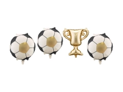 Baloane din folie Fotbal - 33 x 33 cm - 1 buc.