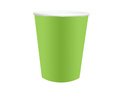 Pahare de hârtie verde deschis - 250 ml - 6 buc.