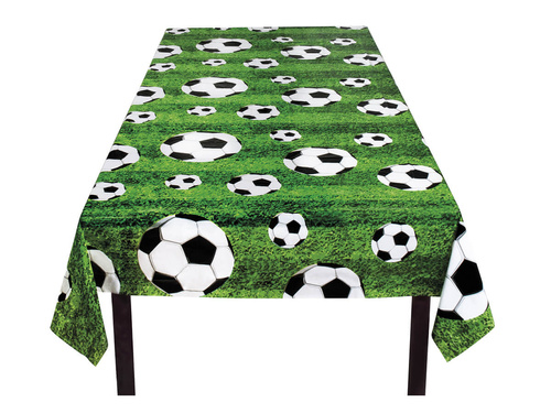 Față de masă pentru ziua de naștere fotbal - 120x180 cm - 1 buc.