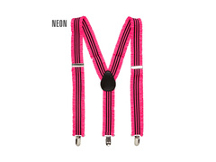 Bretele roz neon cu volane