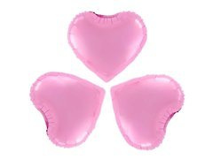 Baloane din folie Inimi roz - 23 cm - 3 buc.
