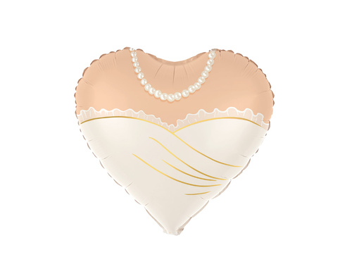 Balon cu folie mireasa si mirele - 45 cm - 1 buc.