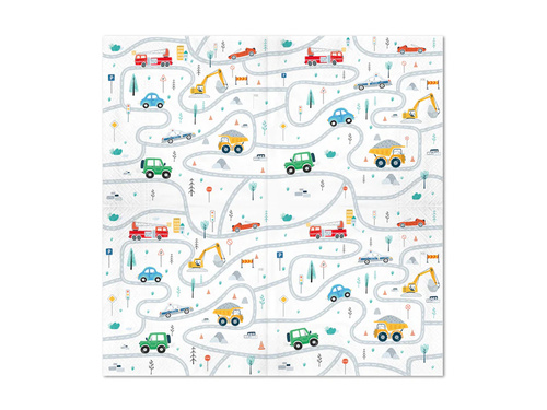 Șervețele aniversare Auta - 33 cm - 10 buc.