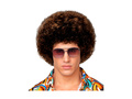 O perucă afro disco maro din anii 1970.