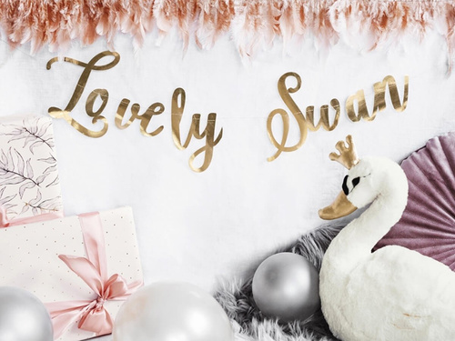 Banner aniversar Lovely Swan - 64 x 21.3cm - 1 buc.