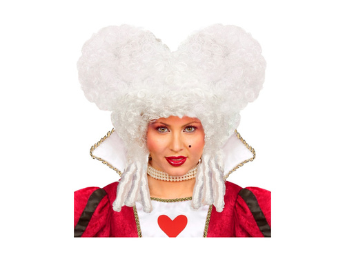 Peruca barocă albă
