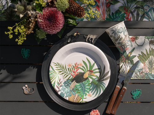 Farfurii Rainforest - 22,5 cm - 10 buc.