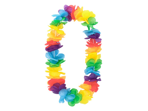 Colier Hawaiian multicolor -100 cm - 1 buc.