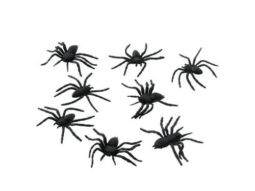 Decor Halloween Păianjeni - 8 buc.