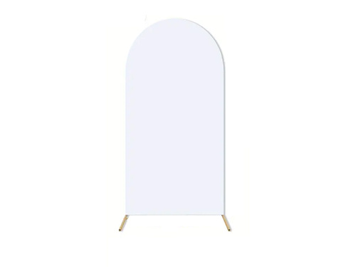 Set de cadru cu arc și capac alb -120x50 cm - 2 buc