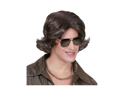 O perucă maro Disco Dude din anii '70.