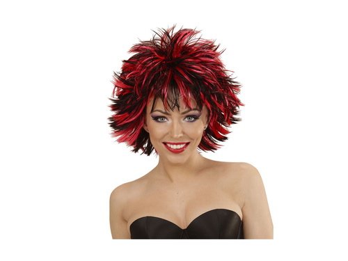 Peruca Steamy negru și roșu
