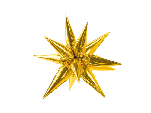 Balon 3D cu stea aurie - 70 cm - 1 buc.