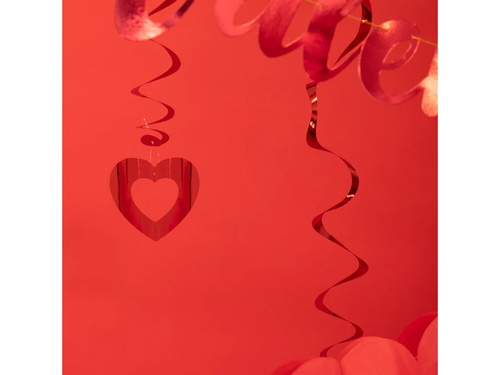 Inimi deschise pentru Valentine's Day - 85 cm - 5 buc.