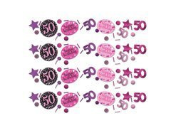Confetti roz pentru 50 - fifty - 34g
