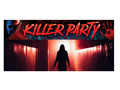 Banner textil Killer Party - 290 cm x 50 cm - 1 buc.