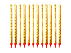 Fântână de tort aurie - 25 cm - 12 buc.