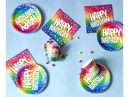 Șervețele Happy Birthday - 33 cm - 20 buc.