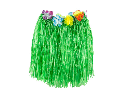 Fustă scurtă hawaiiană verde - 40 cm - 1 buc.