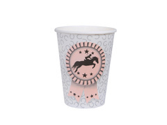 Pahare de hârtie Horse Riding - 270 ml - 10 buc.