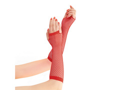 Mănuși roșii din plasă - 24 cm