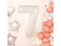 Balon din folie crem numărul 7 - 100 cm - 1 buc.
