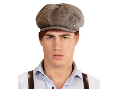 Beretă englezească maro - 1 buc.