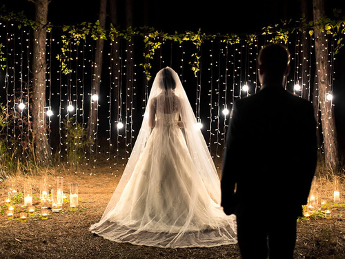 LED alb lumini decorative - 10 m