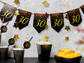 Banner cu stegulețe „Sparkling” pentru aniversarea de 30 de ani – 5 m.