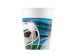 Cupe aniversare fotbal - 200 ml - 8 buc.