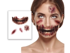 Autocolante pentru față Răni