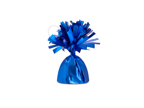 Greutate folie pentru baloane umplute cu heliu - albastru marin - 140 g.