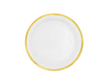 Farfurii albe cu margine aurie - 18 cm - 6 buc.