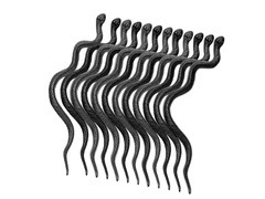 Șerpi din plastic pentru Halloween - 12 buc.