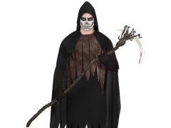 Kosa Śmierci z czaszkami - 150 cm - 1 szt.