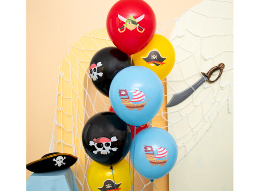 Baloane latex Pirați - 30 cm - 8 buc.