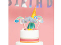 Pickere pentru tort unicorn - 5 buc.