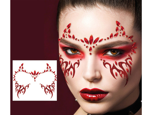 Autocolante față autoadezive roșu - 1 op.