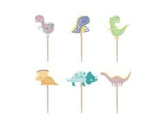 Plicuri pentru tort dinozauri - 6 buc.