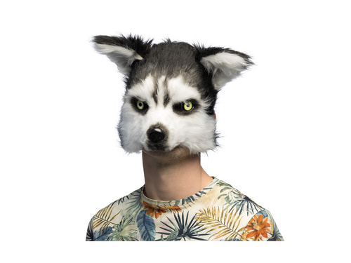 Mască de pluș Husky