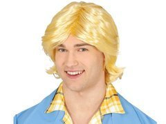 Peruca masculină blondă - 1 buc.