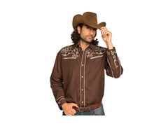 Cămașă western maro
